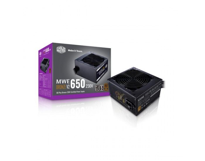 COOLER MASTER SMPS 650W (MWE 650 V2 BRONZE)